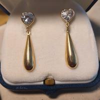 orecchini pendenti oro 18 kt