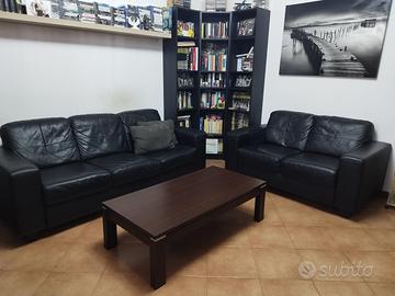Divani 2 e 3 posti in pelle