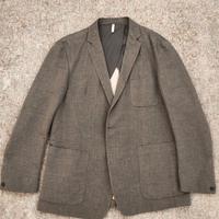 Abito da uomo E = in cotone grigio, taglia 52