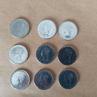 Lotto di 9 monete 100 Lire 1979 "FAO"