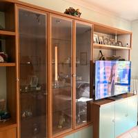 vetrina con mobile da tv per soggiorno