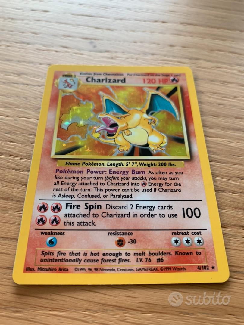 Charizard Set Base ENG 4/102 - Collezionismo In vendita a Padova