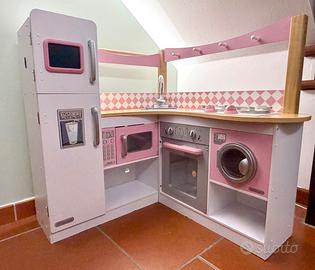 Cucina giocattolo KidKraft in legno – rosa e grigi