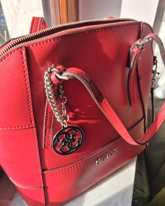 Borsa a spalla GUESS rossa