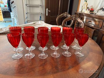 Bicchieri in evtro di Murano