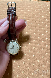 RARITA':orologioOMEGAautomaticCINTURINOcoccoANNI50