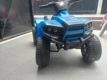 Quad elettrico per bambini Lamas Toys 6V blu - 4x4