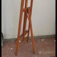 cavalletto regolabile in legno per dipingere 