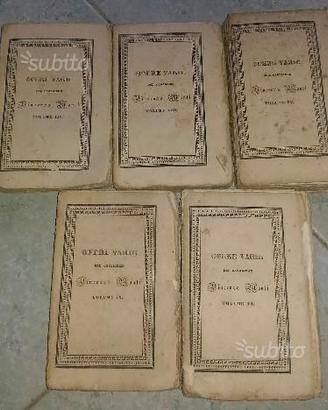 Libri antichi "Opere di Vincenzo Monti" 1833/35