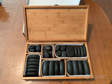 Set massaggio pietre calde beutifol life 45pz