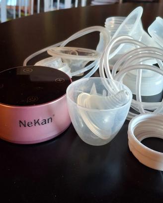 Tiralatte Elettrico NeKan Rosa con Display doppio
