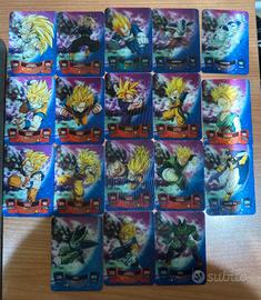 Lotto di 100 Lamincards Dragon Ball Z