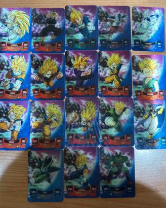 Lotto di 100 Lamincards Dragon Ball Z