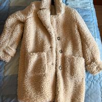 Giacca in pelliccia sintetica stile teddy