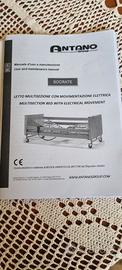 Letto multisezione con movimentazione elettrica