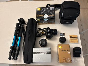 Fotocamera nikon più obiettivi