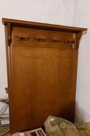 Pannello appendiabiti in legno massiccio