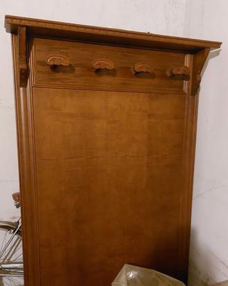 Pannello appendiabiti in legno massiccio