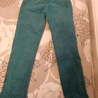 Pantaloni velluto verde Sergent Major