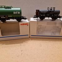 Marklin H0 Coppia Di Carri Cisterna OVP Rif C 2601