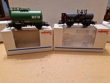Marklin H0 Coppia Di Carri Cisterna OVP Rif C 2601