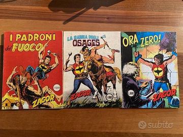 fumetti zagor vari scritta rossa