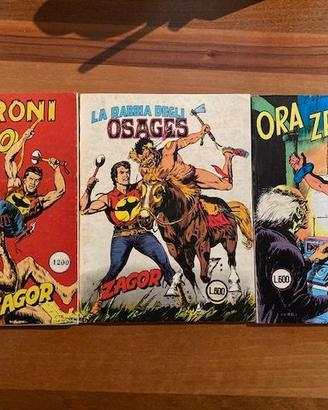 fumetti zagor vari scritta rossa