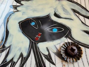 Centrotavola in ceramica artigianale italiana – di