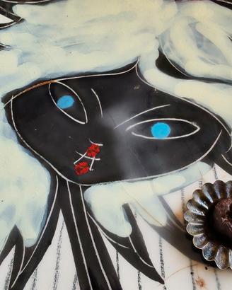 Centrotavola in ceramica artigianale italiana – di