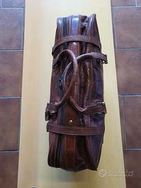 VALIGIA IN VERA PELLE "THE BRIDGE" ANNI 80