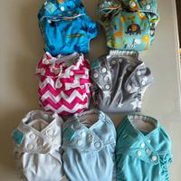 31 Pannolini lavabili usati e ben lavati