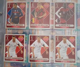 Figurine ed extra stickers Qatar 2022 Mbappè Messi