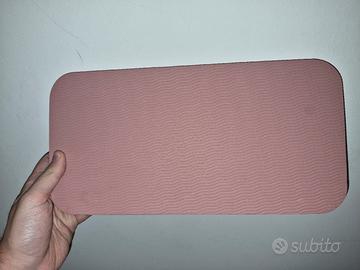 Tappetino Fitness Rosa TPE - Cuscino Ginocchia