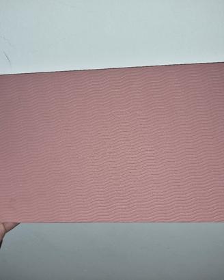 Tappetino Fitness Rosa TPE - Cuscino Ginocchia
