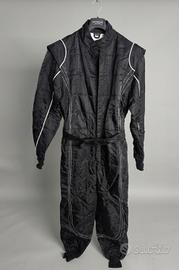Tuta kart nera TG L con borsa