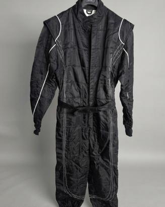 Tuta kart nera TG L con borsa