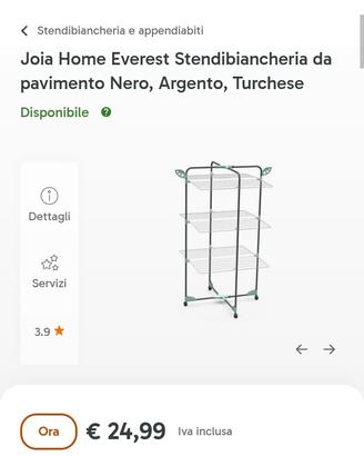 stendino verticale 