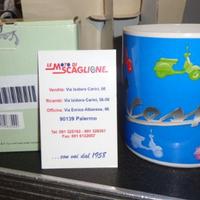 Tazza vespa mug azzurro vespa px originale piaggio