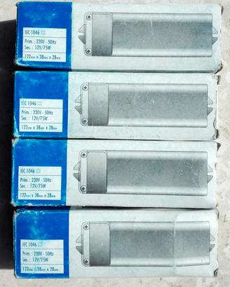 Trasformatore Elettronico 220/12v 75VA