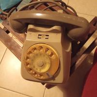 vintage   telefono  con rotella   -