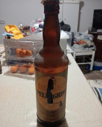 bottiglia rosso pellegrino anni 70 
