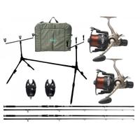 Kit carpfishing completo nuovo pesca