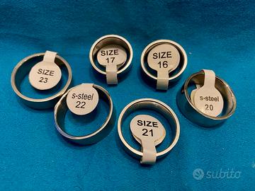 Anelli vergini in acciaio inossidabile