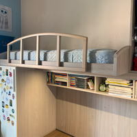 Letto a castello e struttura cassetti/armadio