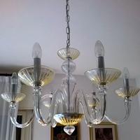 lampadario in cristallo