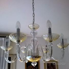 lampadario in cristallo