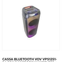 CASSA BLUETOOTH VOV VPS1251-24 CON 2 MICROFONI