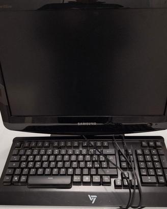 monitor con tastiera