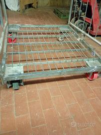carrelli a  rotelle con sponde 