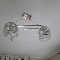 lampadario acciaio
